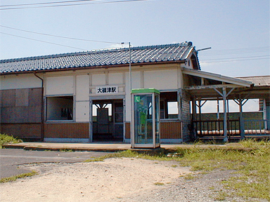 大篠津駅（現・米子空港駅）